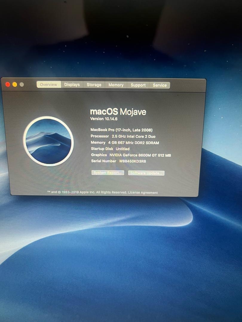 مک بوک پرو ۲۰۰۹ (۱۷ اینچ)