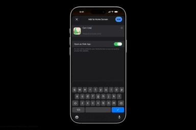 چگونه در iOS 26 سایت‌ها را به‌صورت وب اپ یا بوک‌مارک به صفحه خانه آیفون اضافه کنیم