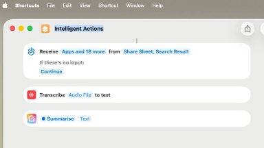 هوش مصنوعی اپل بعد از اضافه شدن به شورتکات‌های macOS 26 کاربردی‌تر شد