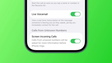 iOS 26 با ابزار جدید گزارش اسپم تماس صوتی و فیلترینگ هوشمند