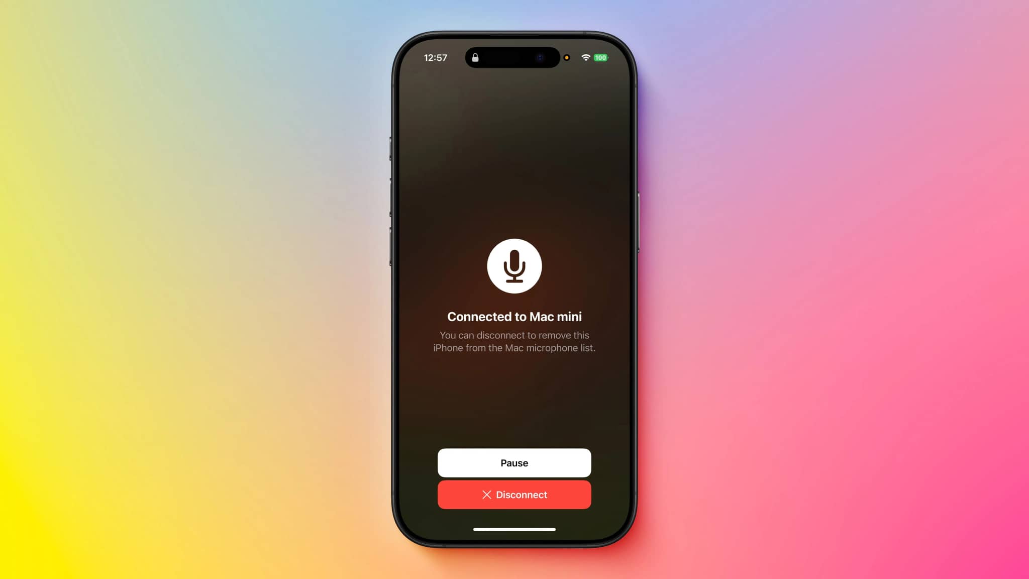 آموزش استفاده از آیفون به‌عنوان میکروفون برای مک