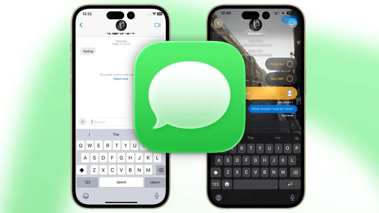تغییرات سرگرم‌کننده و کاربردی Messages در iOS 26 نسبت به iOS 18