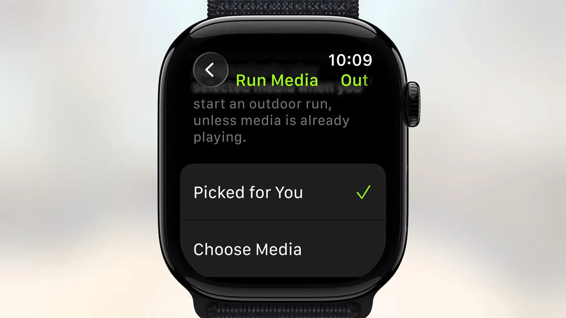 رابط کاربری ورزشی watchOS 26