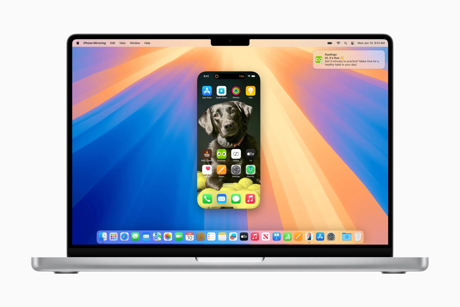 iPhone mirroring در Sequoia