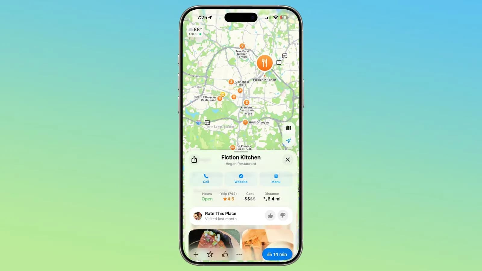 نمایش بهتر اطلاعات مکان در Apple Maps