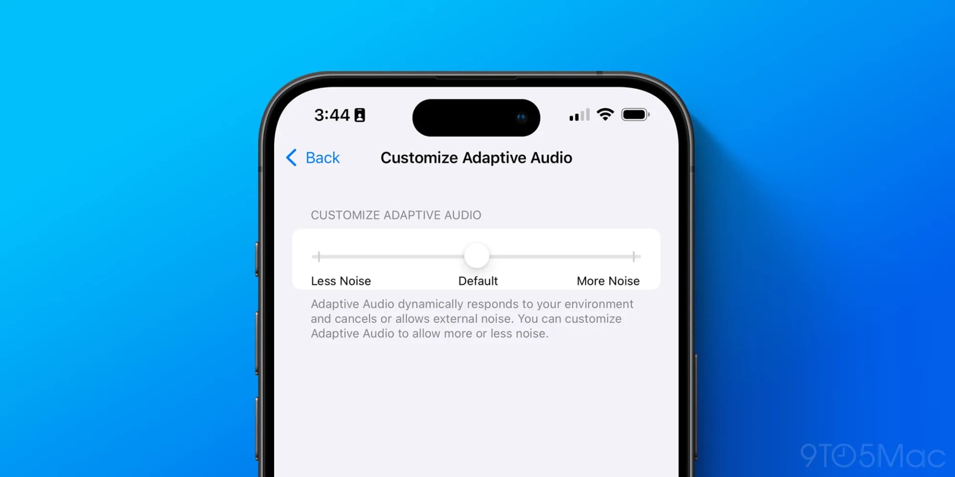 Adaptive Audio در ایرپاد