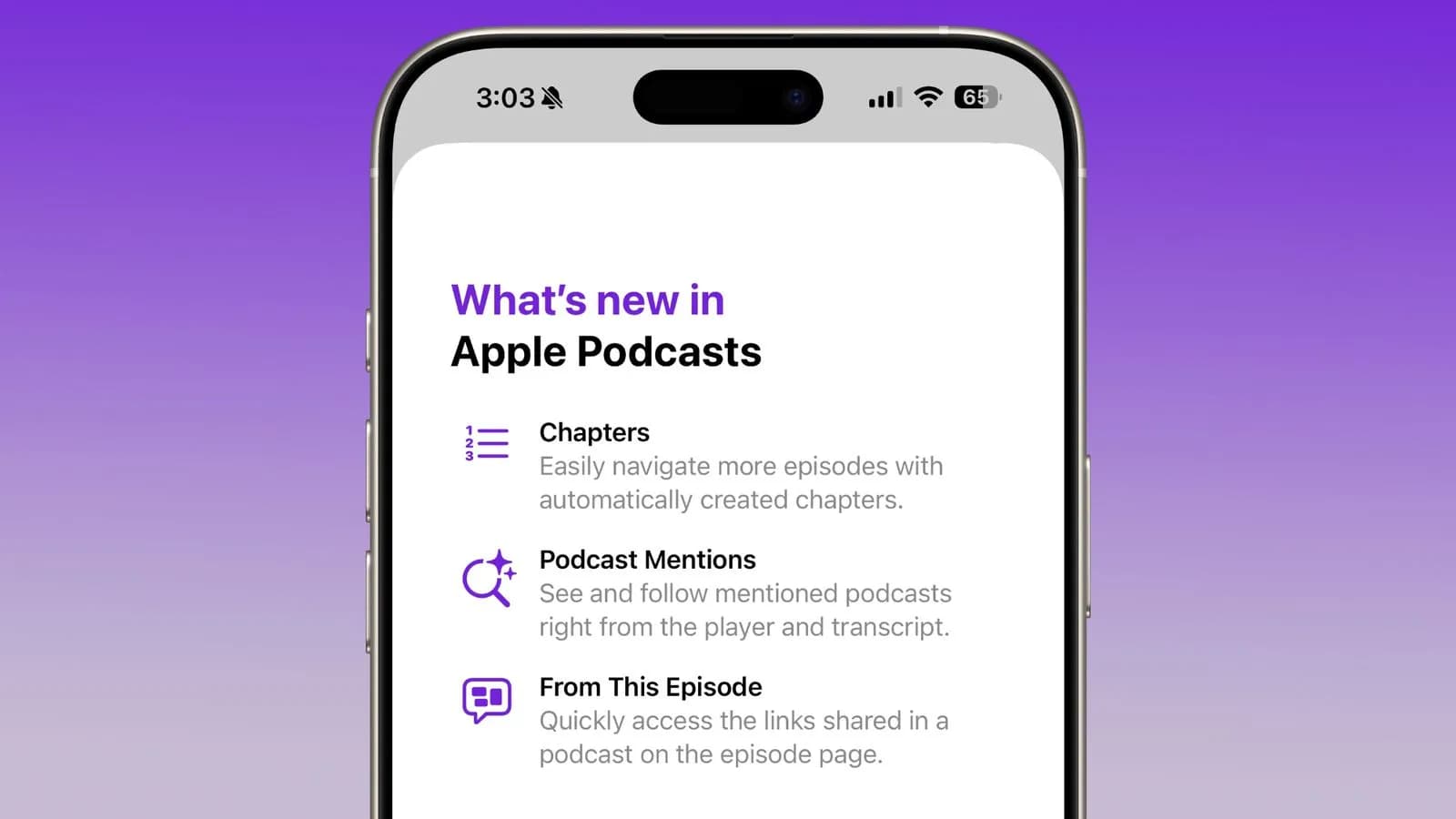 قابلیت‌های جدید اپ Podcasts در iOS 26.2
