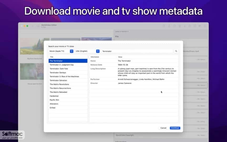 اسکرینشات 2 MetaVideo