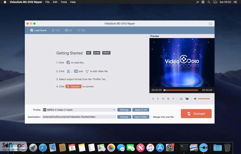 اسکرینشات 3 VideoSolo BD-DVD Ripper