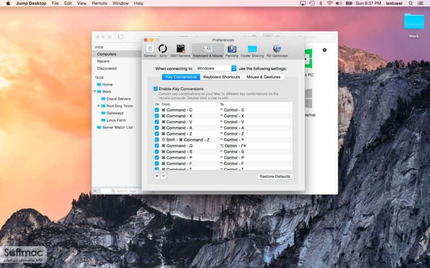 اسکرینشات 2 Jump Desktop