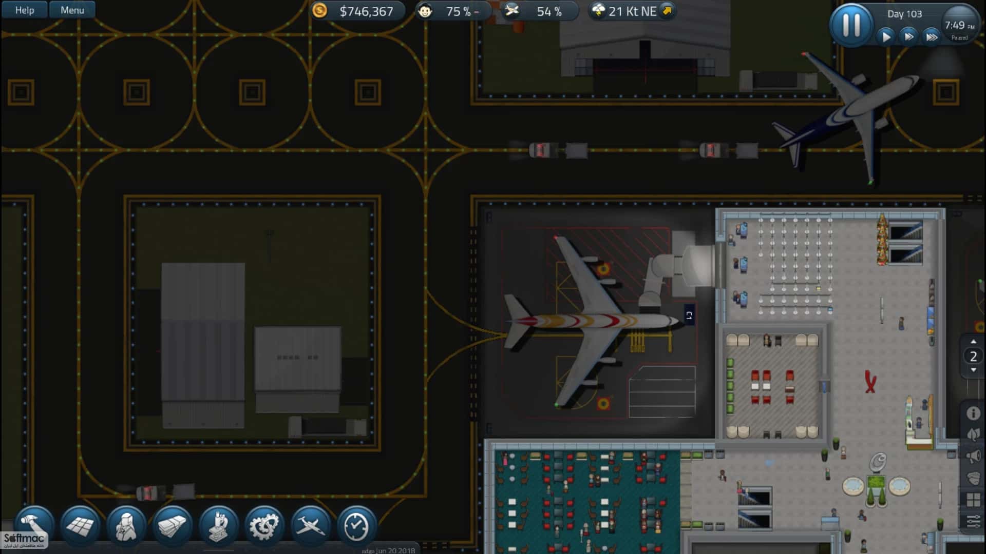 اسکرینشات 5 SimAirport