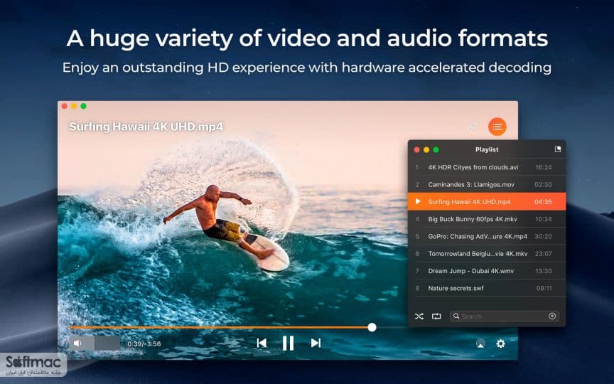 اسکرینشات 1 Elmedia Video Player Pro