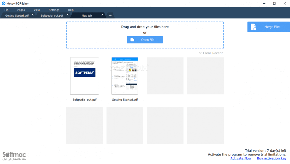 اسکرینشات 2 Movavi PDF Editor