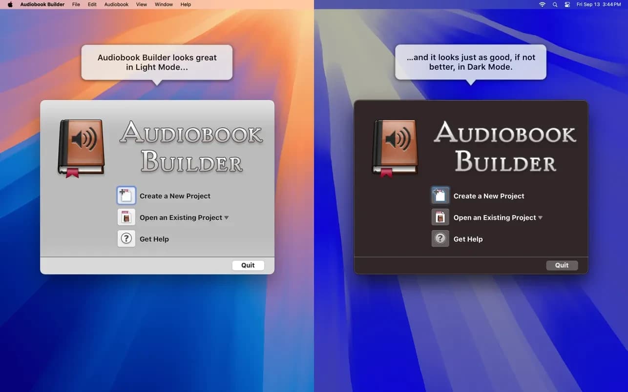 اسکرینشات 1 Audiobook Builder