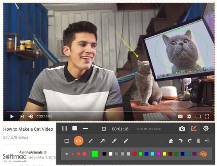 اسکرینشات 3 Aiseesoft Mac Screen Recorder