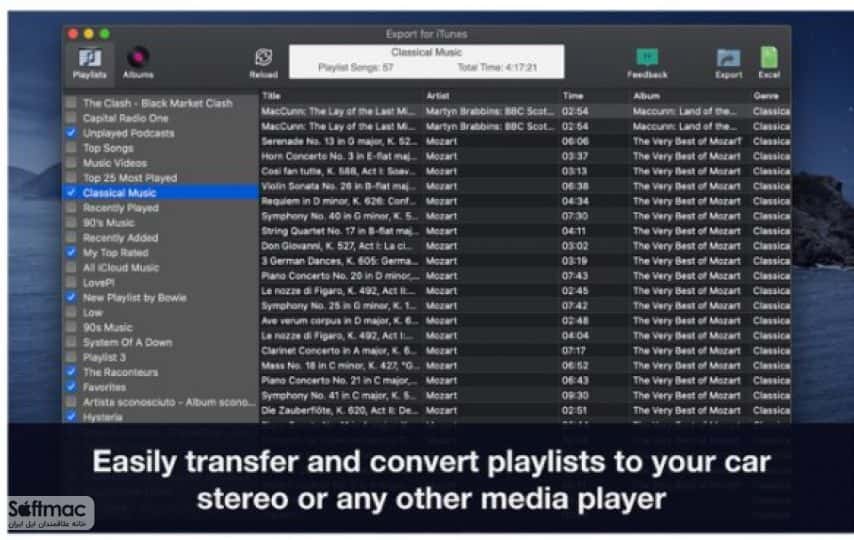 اسکرینشات 3 Export for iTunes
