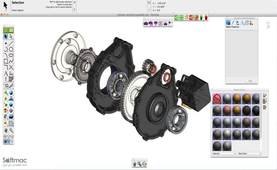 اسکرینشات 2 TurboCAD Mac Deluxe