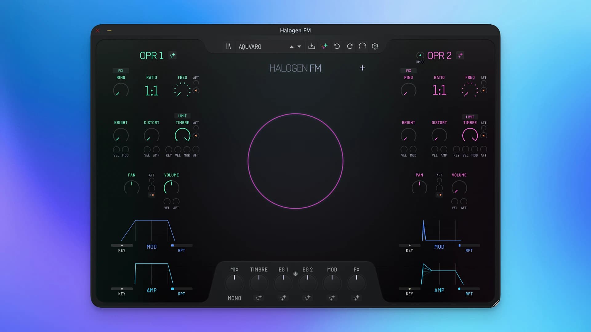 اسکرینشات 1 GForce Software Halogen FM