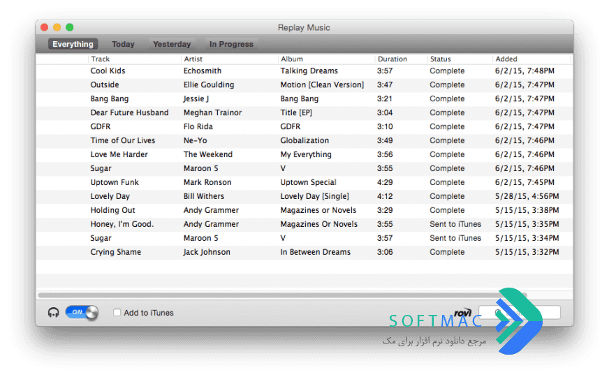 اسکرینشات 2 Replay Music