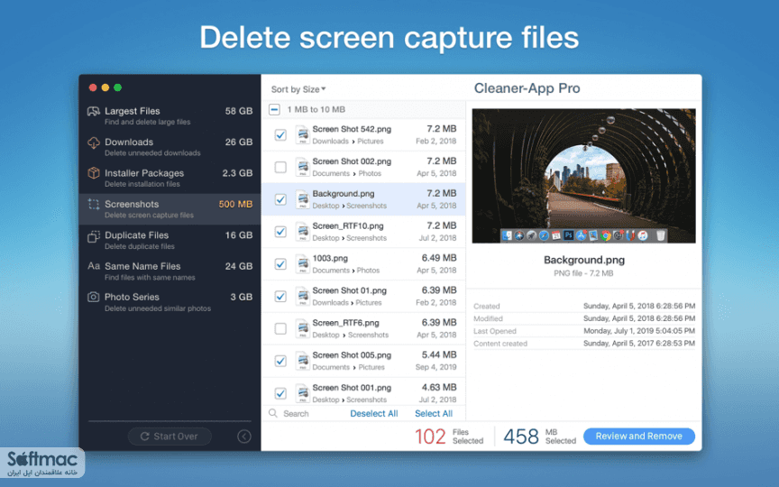 اسکرینشات 2 Cleaner-App