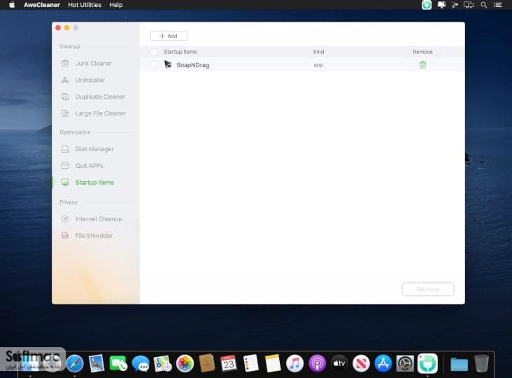 اسکرینشات 1 AweCleaner Professional