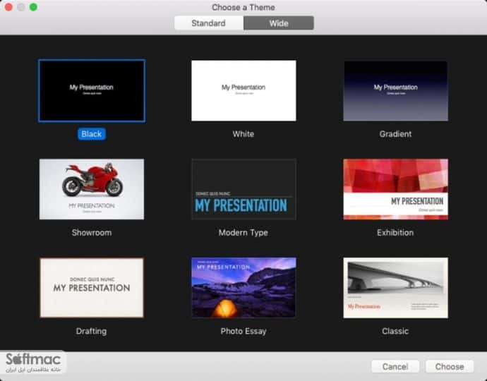 اسکرینشات 2 Apple Keynote