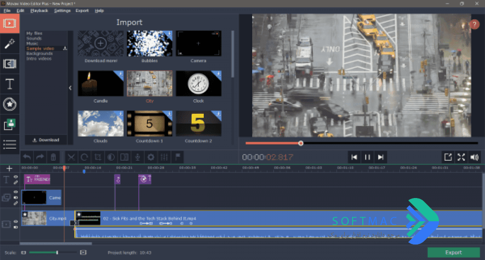 اسکرینشات 2 Movavi Video Editor Plus