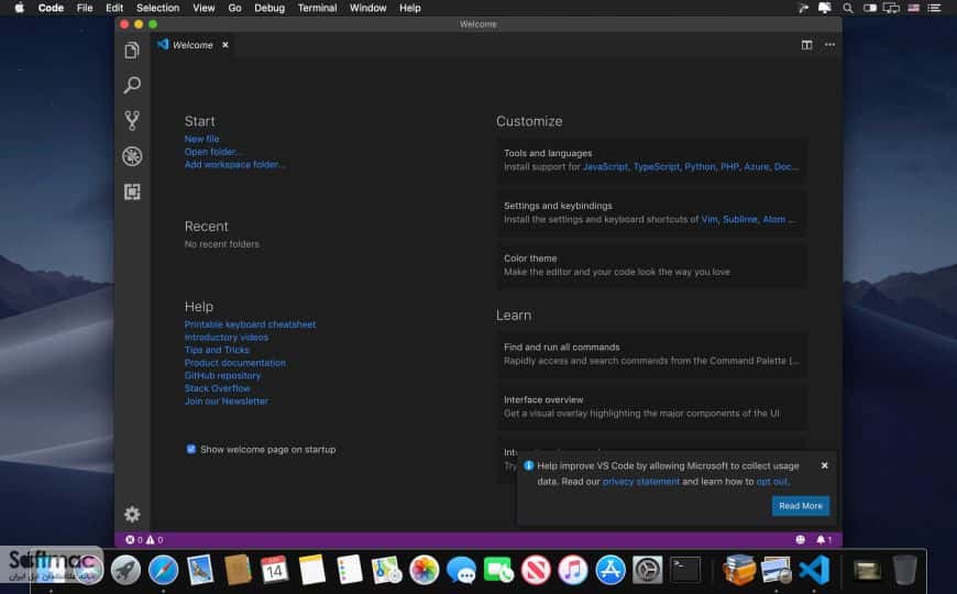 اسکرینشات 3 Visual Studio Code