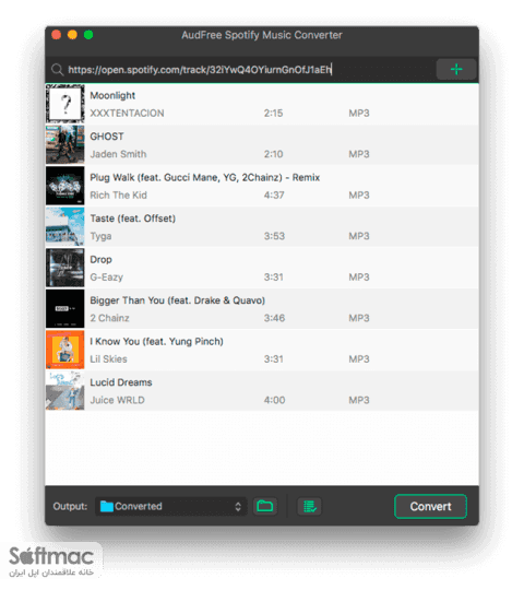 اسکرینشات 2 AudFree Spotify Music Converter
