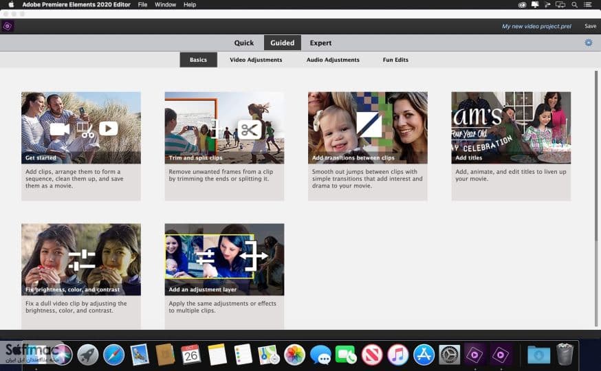 اسکرینشات 1 Adobe Premiere Elements