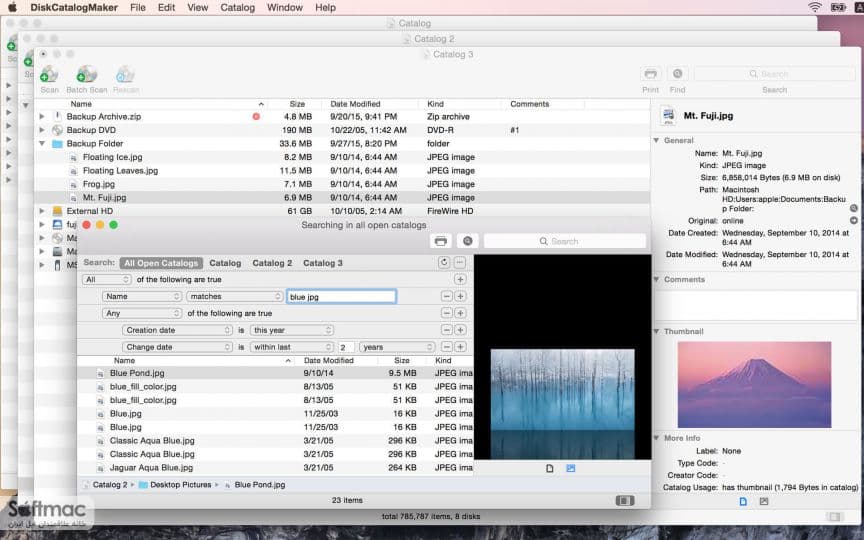 اسکرینشات 1 DiskCatalogMaker