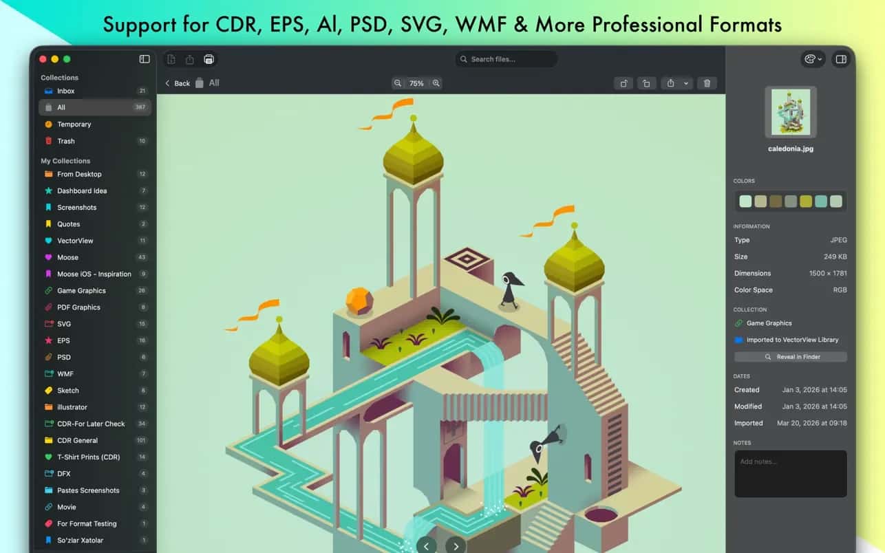 اسکرینشات 5 VectorView
