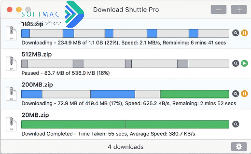 اسکرینشات 3 Download Shuttle Pro