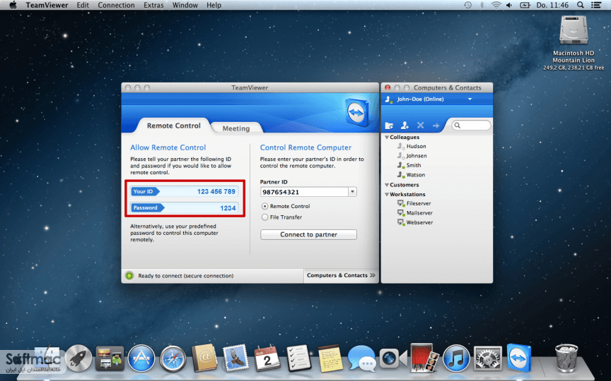 اسکرینشات 1 teamviewer