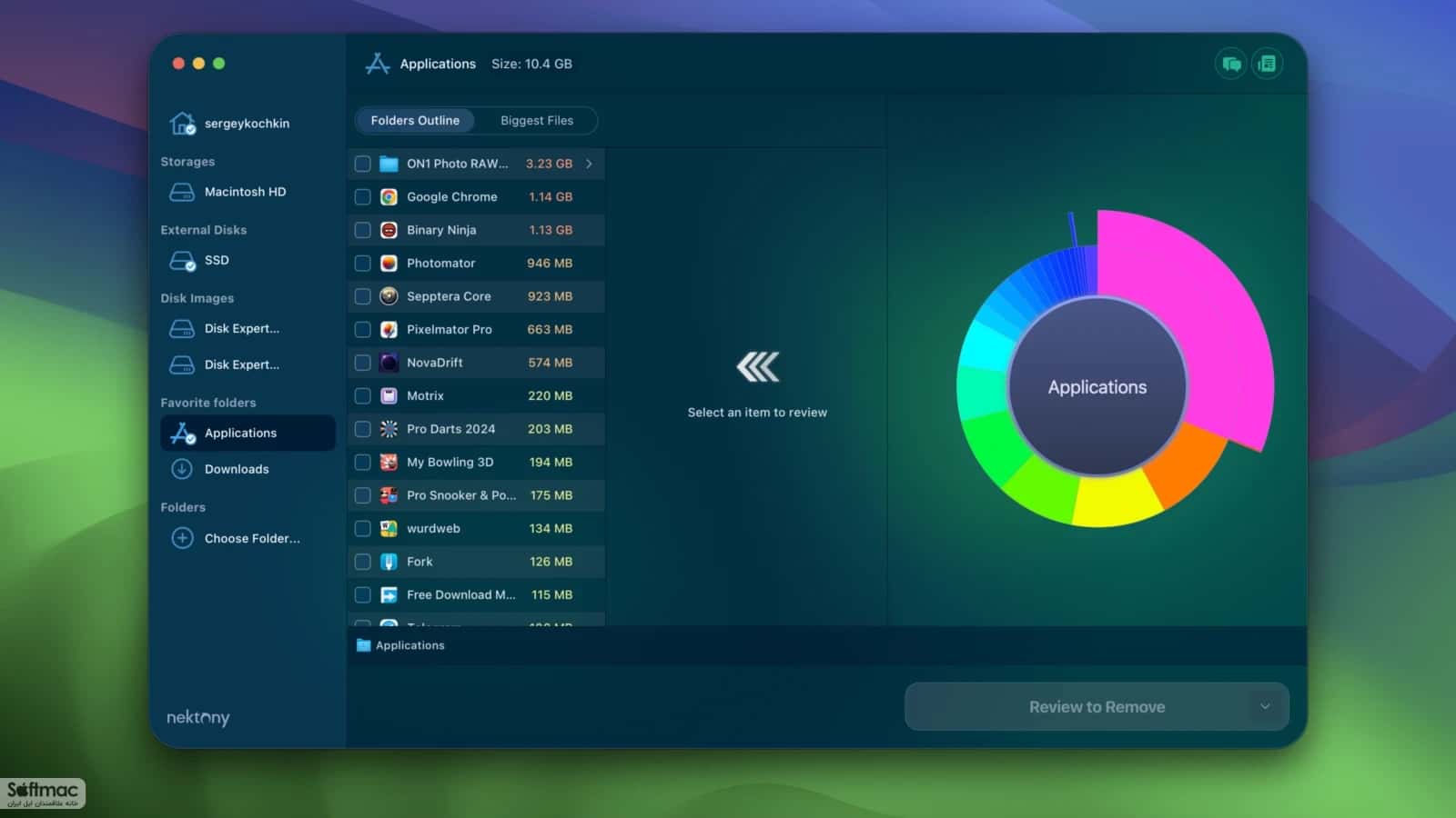 اسکرینشات 2 Disk Space Analyzer