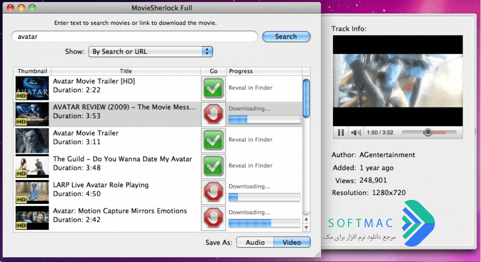 اسکرینشات 1 MovieSherlock