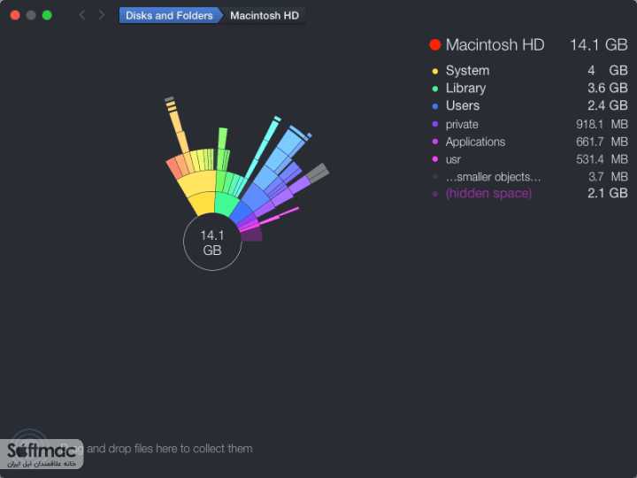 اسکرینشات 3 DaisyDisk