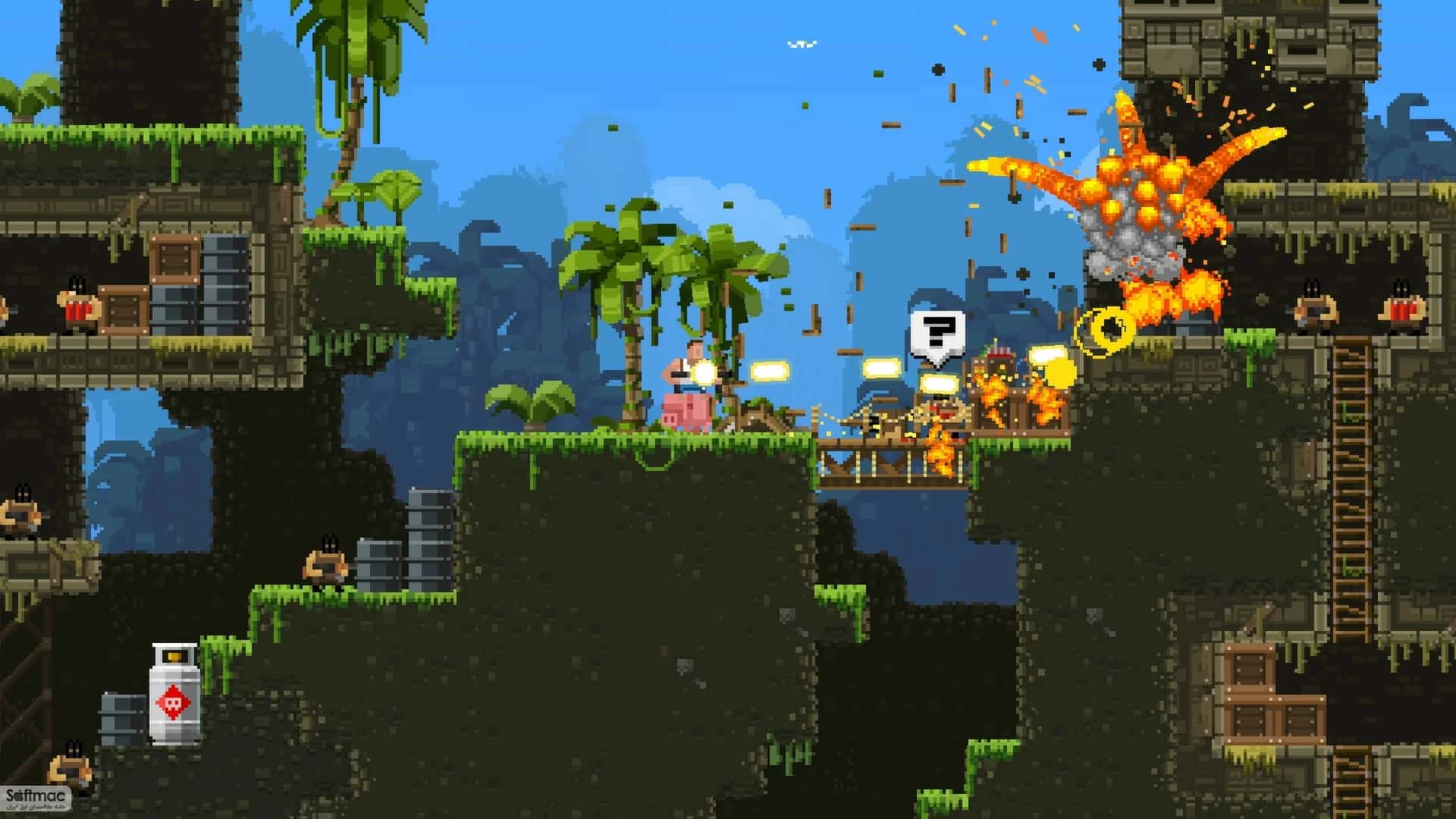 اسکرینشات 4 Broforce