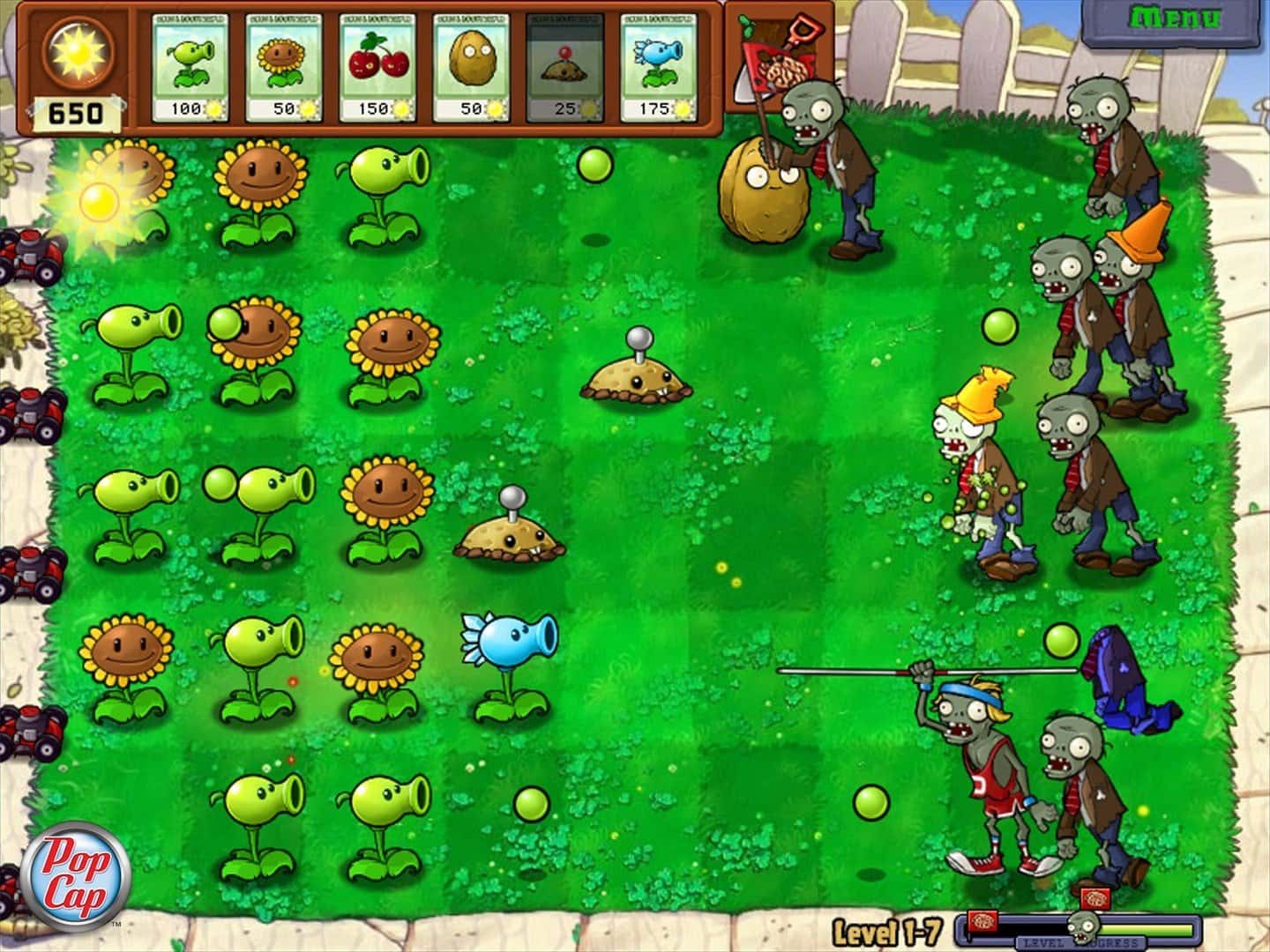 اسکرینشات 5 Plants vs. Zombies