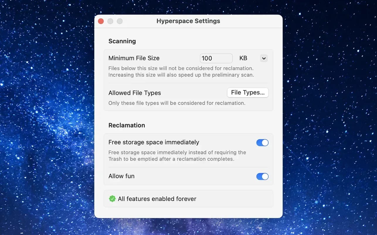 اسکرینشات 1 Hyperspace