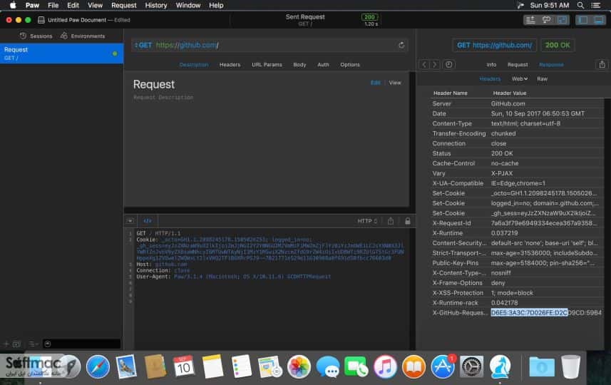 اسکرینشات 3 Paw HTTP Client