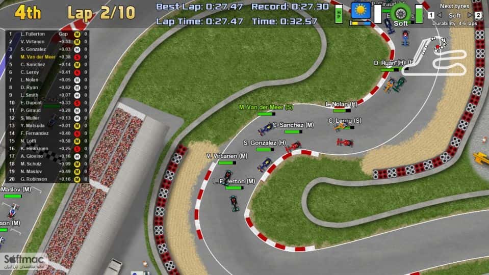 اسکرینشات 3 Ultimate Racing 2D 2