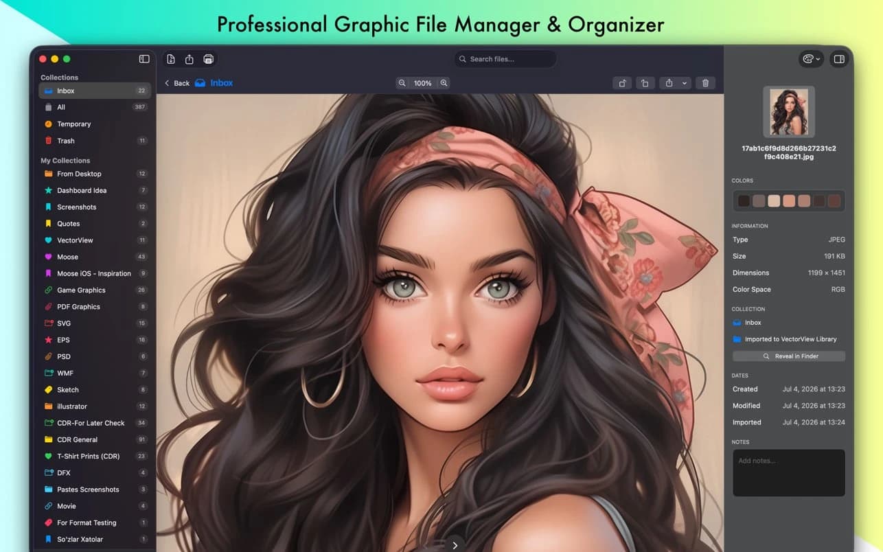 اسکرینشات 1 VectorView