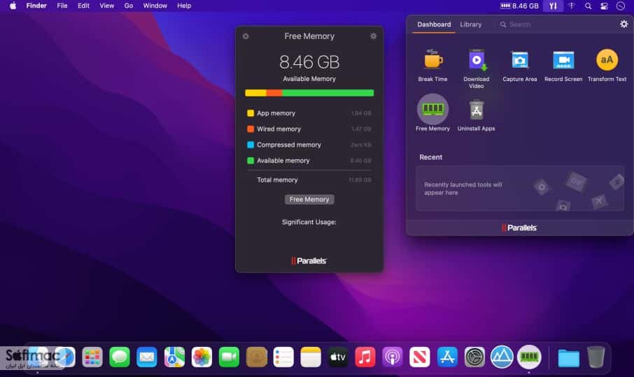 اسکرینشات 2 Parallels Toolbox