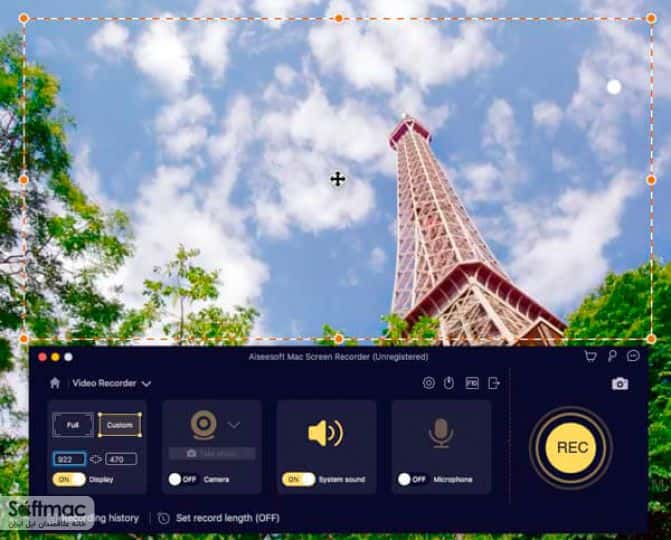 اسکرینشات 2 Aiseesoft Mac Screen Recorder