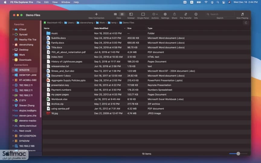 اسکرینشات 1 FE File Explorer Pro