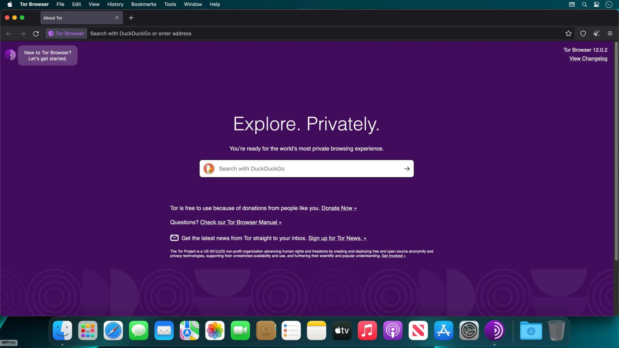 اسکرینشات 2 Tor Browser
