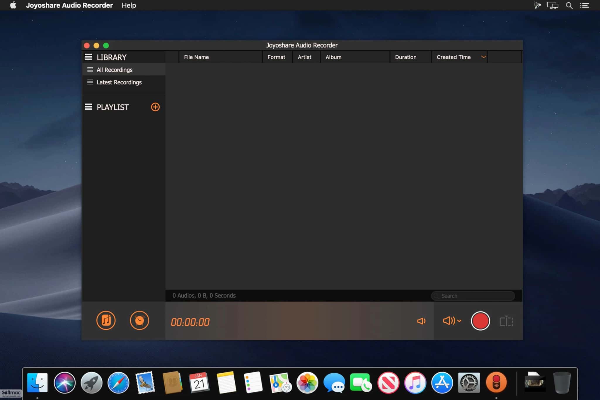 اسکرینشات 2 Joyoshare Audio Recorder