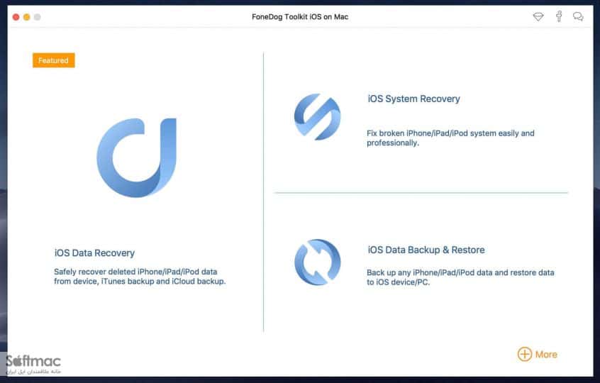 اسکرینشات 2 FoneDog Toolkit