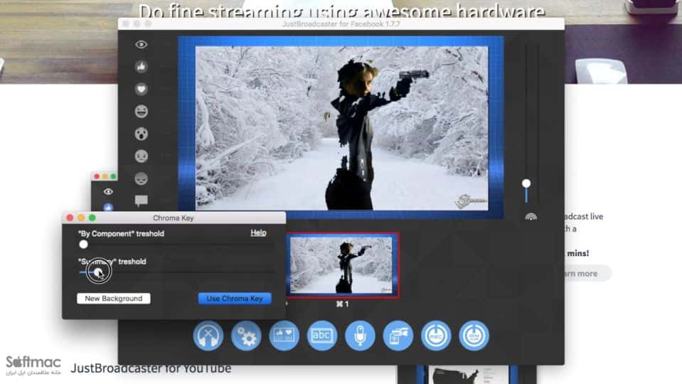اسکرینشات 3 JustBroadcaster for YouTube